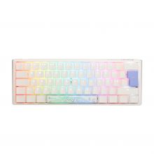 Teclado Ducky ONE 3 Classic Mini 60% Pure White, Hot-swappable, MX-Blue, RGB, PBT - Mecânico (PT)