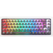 Teclado Ducky ONE 3 Aura Black SF 65% Hot-swappable MX-Silent Red RGB PBT - Mecânico (PT)